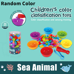 Rainbow Counting Bear Sorting Toys Educational Sensory Toy