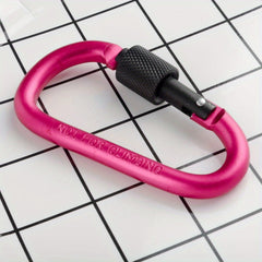 1pc D Type Carabiner Lock Backpack Hanging Buckle Outdoor Camping Hiking