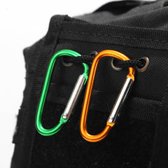 5pcs D Shaped Buckle Keychain Clip Snap Hook Keyring For Camping Hiking
