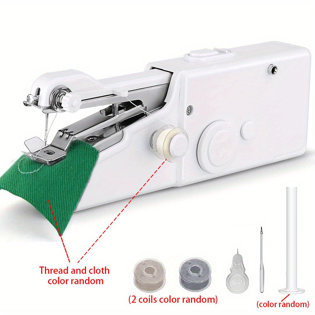 Mini Portable Handheld Sewing Machine for Fabrics Children's Clothes