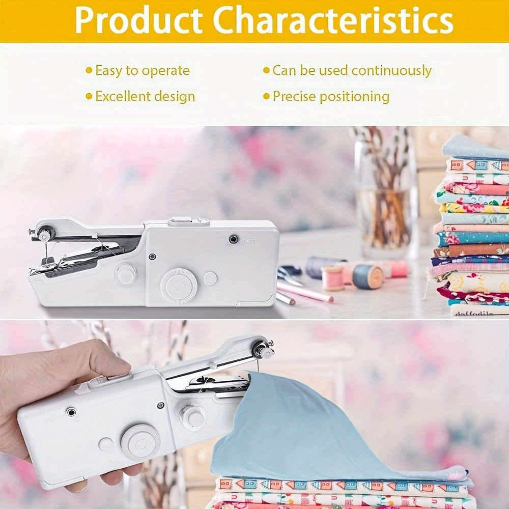 Mini Portable Handheld Sewing Machine for Fabrics Children's Clothes