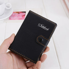 PU Surface Belt Buckle Notebook With Pen