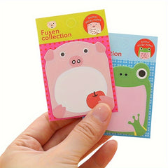 8pcs Zoo Animals Sticky Notes Set 20 Sheets Removable Self Stick 8.0cm X 5.38cm