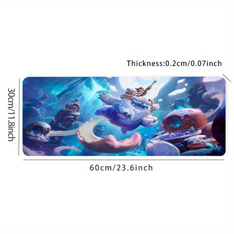 Game Animation Mousepad Gaming Desk Mat Keyboard Pad Large