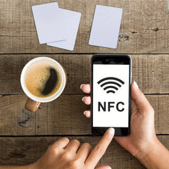 10Pcs NTAG215 NFC Rewritable Blank Card Universal Label RFID Tags