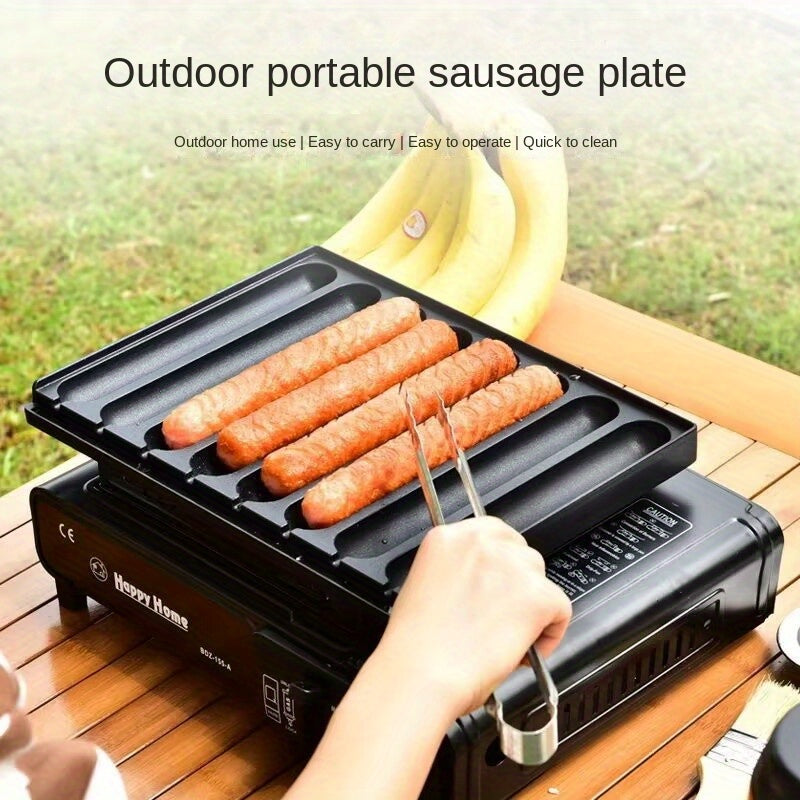 Nonstick Sausage Pan Hot Dog Maker for Outdoor Cooking Kitchen Breakfast