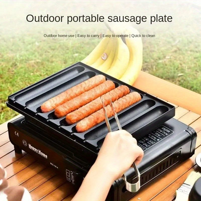 Nonstick Sausage Pan Hot Dog Maker for Outdoor Cooking Kitchen Breakfast
