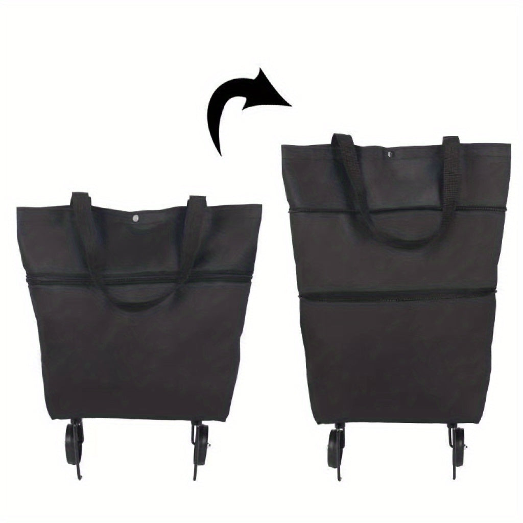 Foldable Handbag Small Cart Large Supermarket Shopping Bag