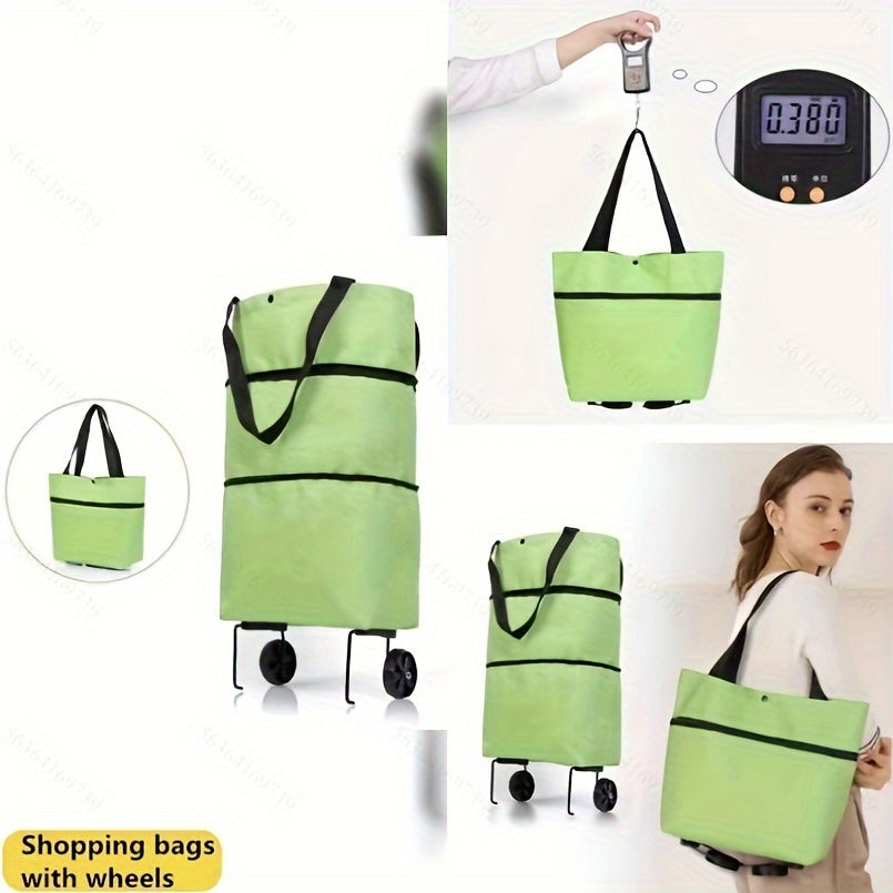 Foldable Handbag Small Cart Large Supermarket Shopping Bag