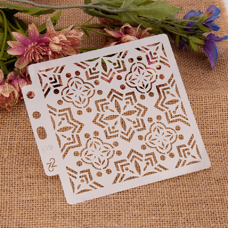 DIY Layering Stencils Painting Scrapbook Coloring Embossing Album