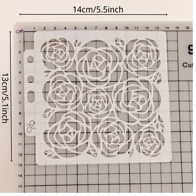 DIY Layering Stencils Painting Scrapbook Coloring Embossing Album