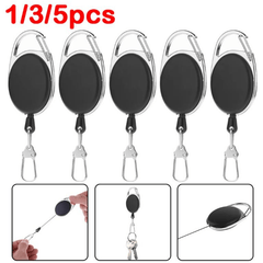 5pcs Retractable Key Chain Key Rings