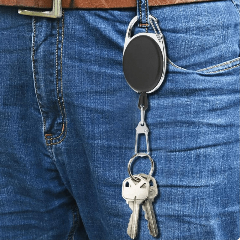 5pcs Retractable Key Chain Key Rings