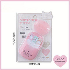Cartoon Mini Portable Index Notes Sticky Set