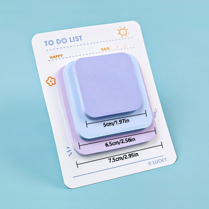 Student Sticky Notes Set - Colorful Message Note Stickers