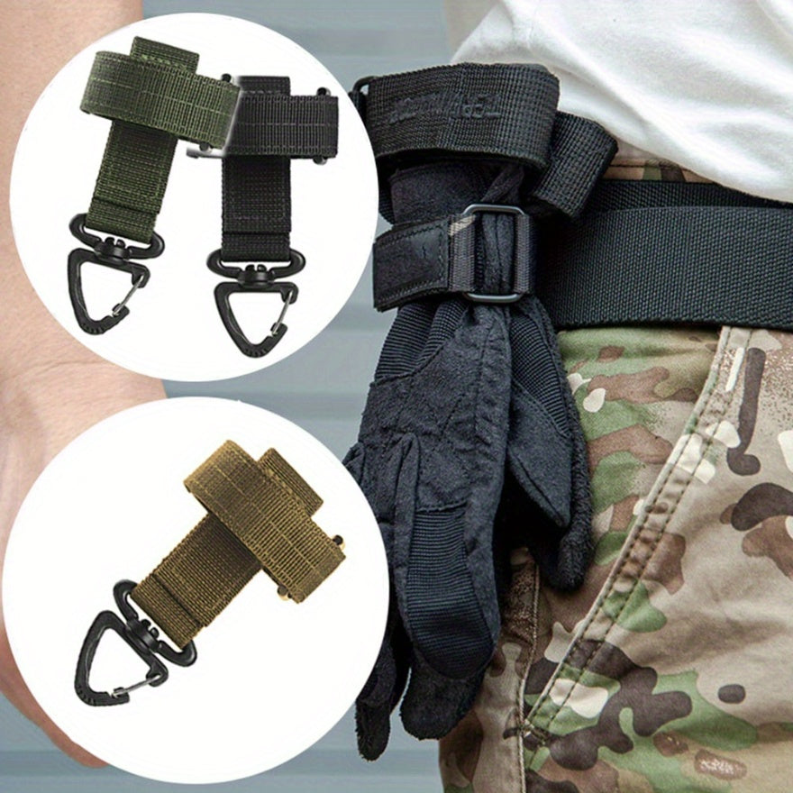 Tactical Glove Holder Belt for Outdoor Activities