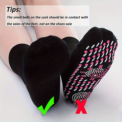 3pairs Massage Socks, Warm Winter Socks, Men Women