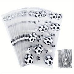 25pcs Soccer Gift Bags for Birthday Football Theme Party
