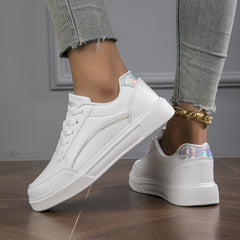 Women's Heighten Skate Shoes Lace Up Sneakers