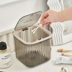 1 Pc Transparent Desktop Storage Box Household Trash Can Kitchen Storage Box Cos