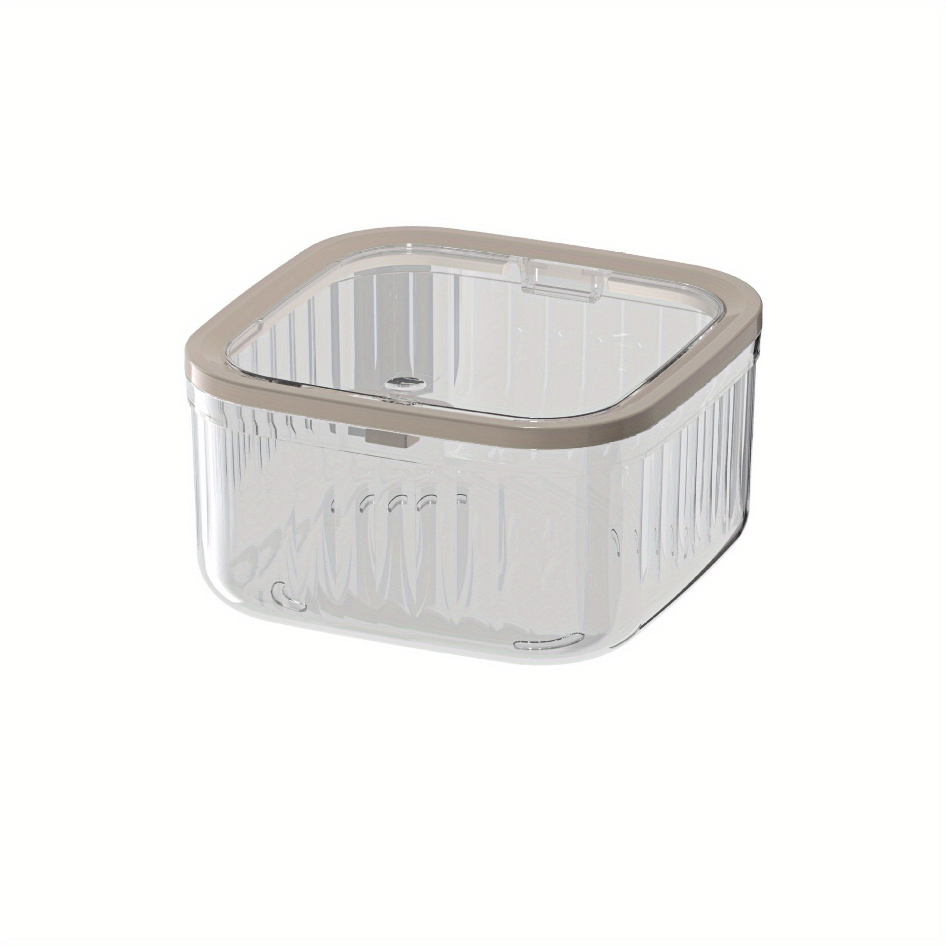 1 Pc Transparent Desktop Storage Box Household Trash Can Kitchen Storage Box Cos