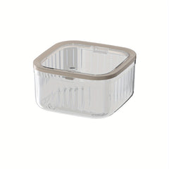 1 Pc Transparent Desktop Storage Box Household Trash Can Kitchen Storage Box Cos