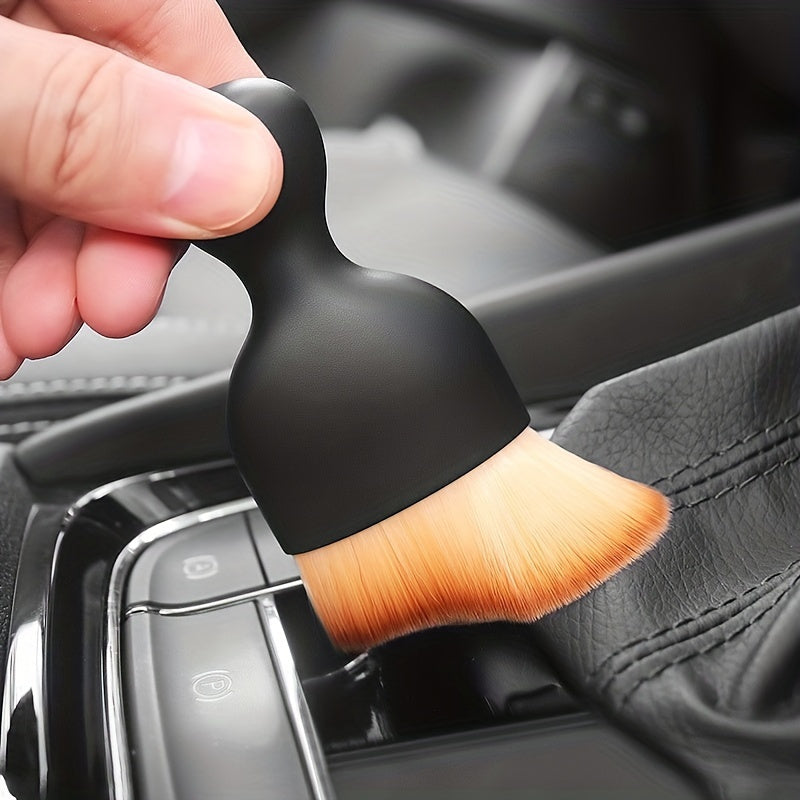 Soft Car Detail Brush for Interior Cleaning with Crevice Dust Removal Tool
