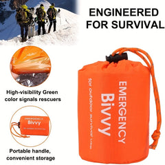 Emergency Sleeping Bag Survival Bivy Sack for Outdoor Camping