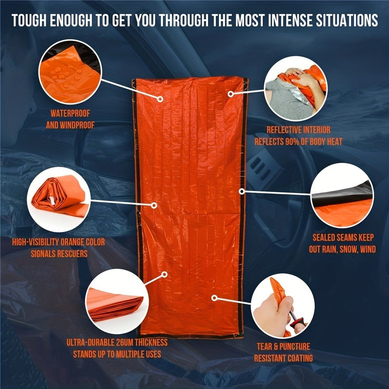 Emergency Sleeping Bag Survival Bivy Sack for Outdoor Camping