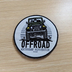 6pcs Offroad Embroidered Hook And Loop Patch For Backpacks Hats Jackets Clothes