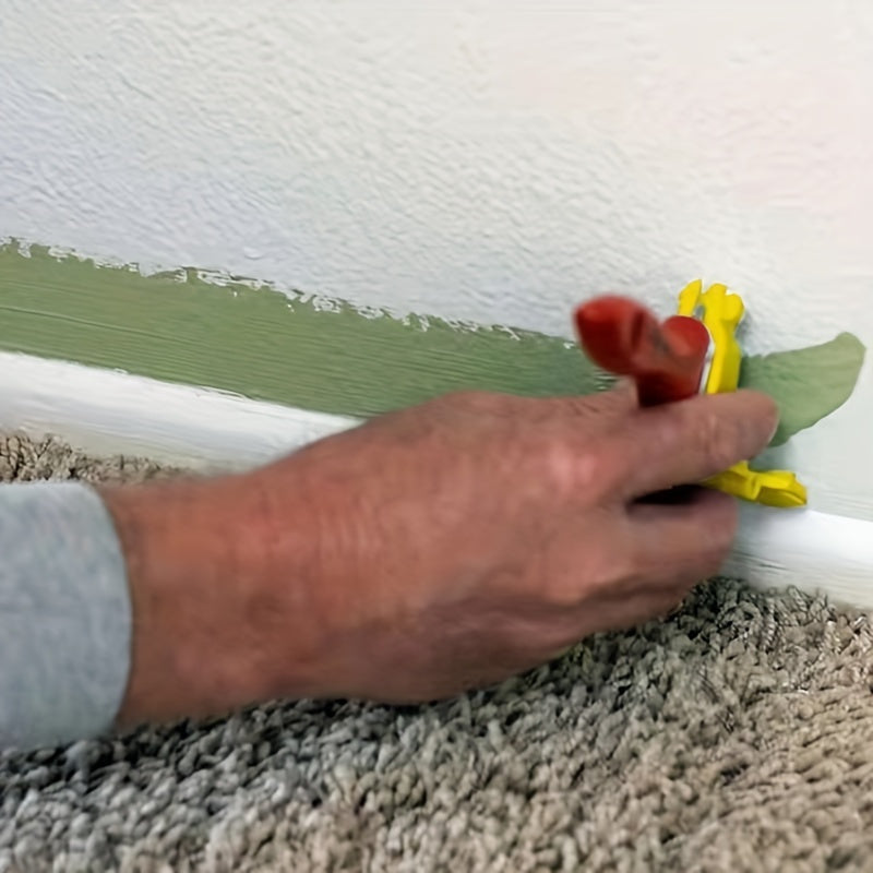 2pcs Paint Edger Tool Handheld Paint Roller Brush Kit Wall Ceiling