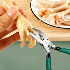 Needle Nose Plier Bone Shaving Scissor Boneless Pliers Chicken Duck Claw Boning
