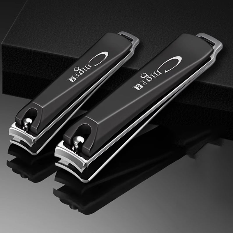 2pcs Diagonal Nail Clipper Anti Splash Nail Cutter Multipurpose Nail Trimmer
