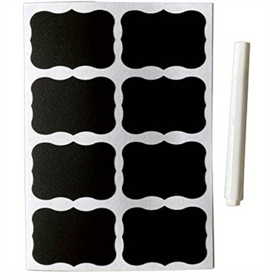 96pcs Chalkboard Sticker Labels Reusable for Storage Jars Canisters Bottles