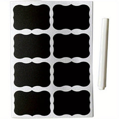 96pcs Chalkboard Sticker Labels Reusable for Storage Jars Canisters Bottles