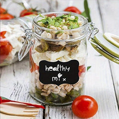 96pcs Chalkboard Sticker Labels Reusable for Storage Jars Canisters Bottles