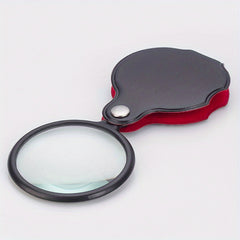 50mm Mini Leather Magnifying Glass for Easy Reading