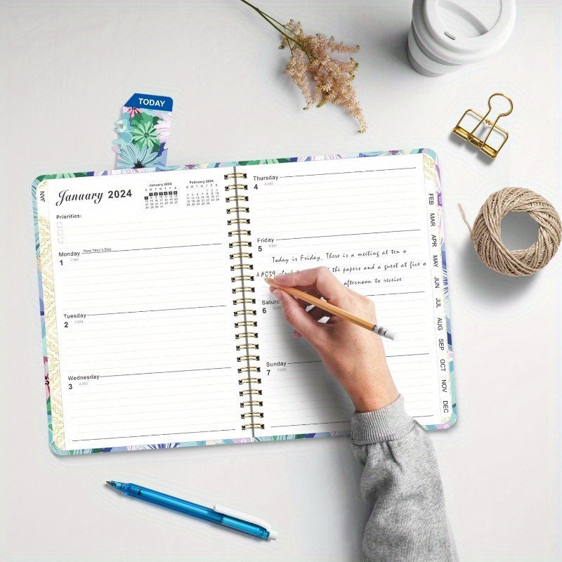 Sunflower Weekly Planner A5 Coil Notebook