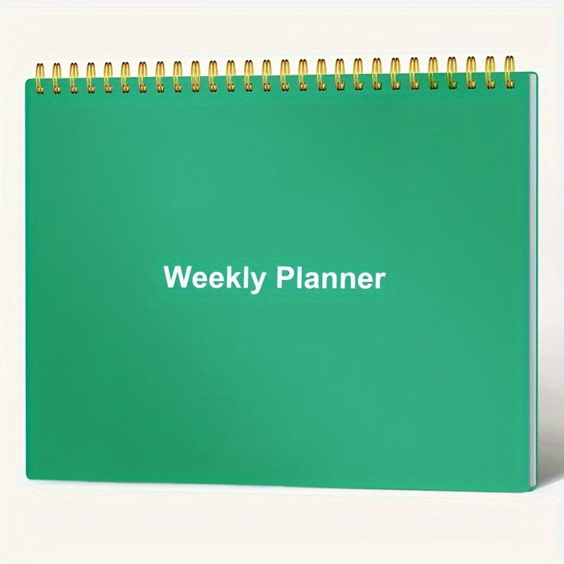 Tearable Spiral Notebook Planner for Work Schedule Record