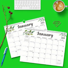 Modern YO Coil Wall Calendar Desk Schedule Notes