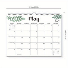 Modern YO Coil Wall Calendar Desk Schedule Notes