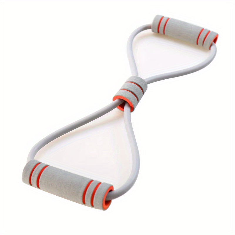 8-Character Yoga Resistance Puller TPE Stretching Rope for Strength Training