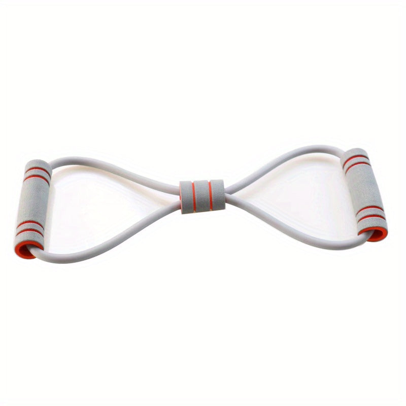 8-Character Yoga Resistance Puller TPE Stretching Rope for Strength Training