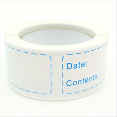 Reusable Freezer Labels for Food Storage Containers & Lids