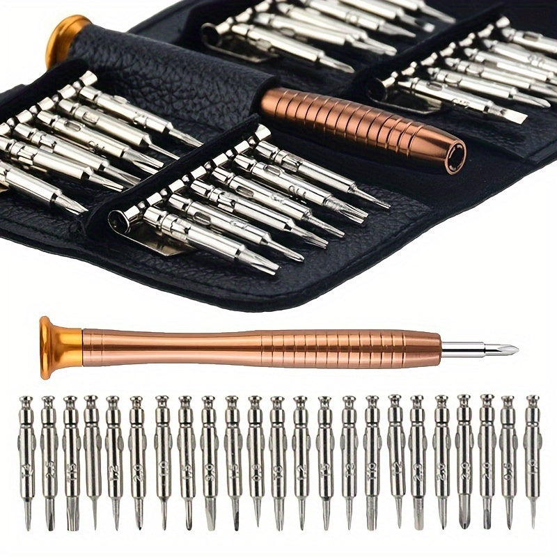 25 In 1 Screwdriver Tool Set Portable Repair Tool with Storage Bag