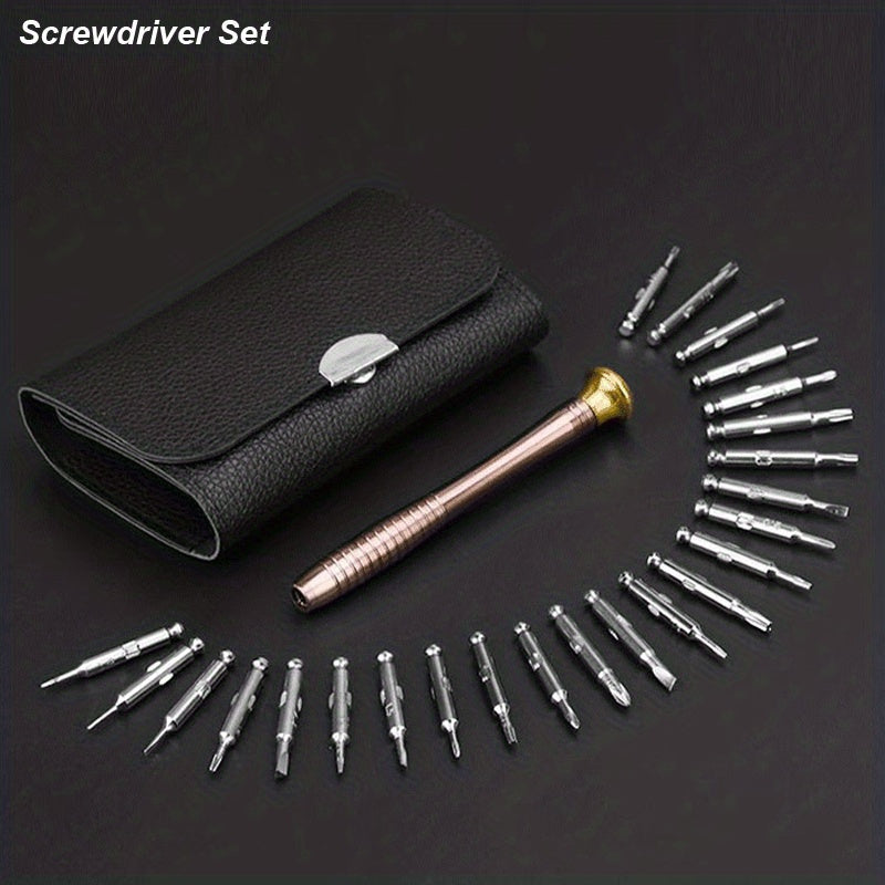 25 In 1 Screwdriver Tool Set Portable Repair Tool with Storage Bag