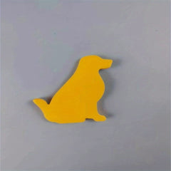 7pcs Dog Sticky Notes Fluorescent Memo Pad Message Stickers