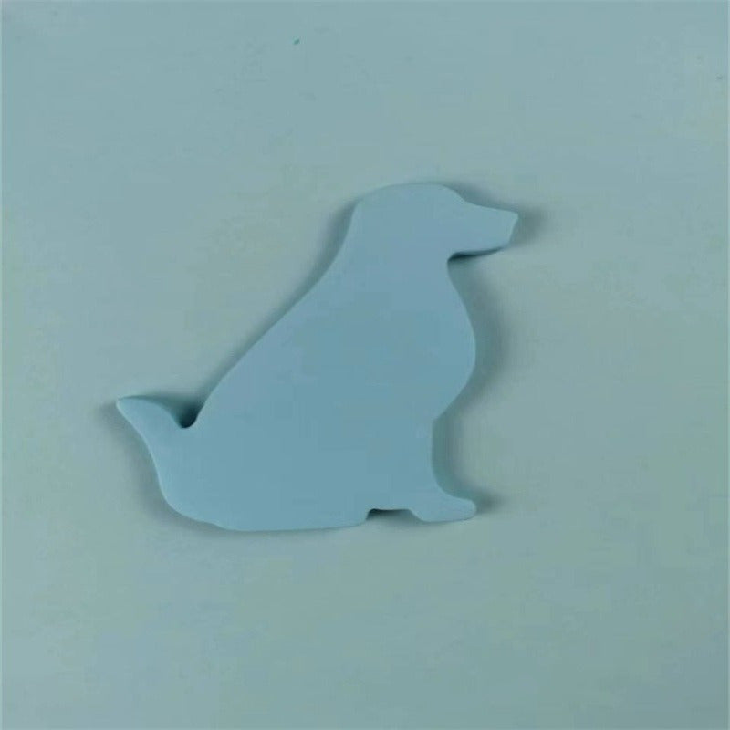 7pcs Dog Sticky Notes Fluorescent Memo Pad Message Stickers