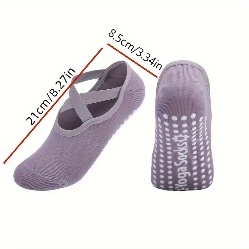 Yoga Socks Women's Non-slip Elastic Fitness Pilates Spor