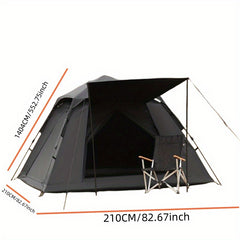 Enlarged Portable Tent for Camping with UV Protection